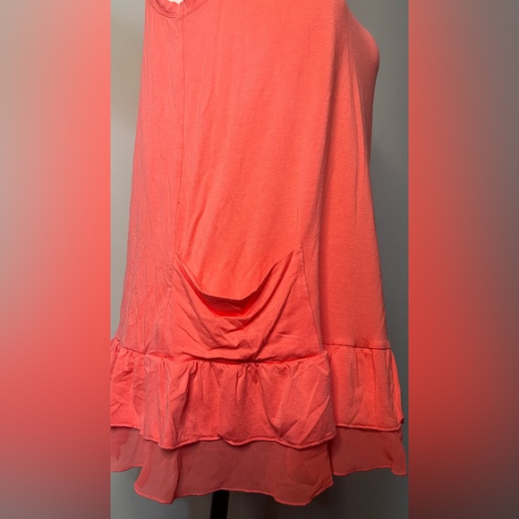 NWOT LOGO by Lori Goldstein Tank Top w/ Pockets in Beautiful Apricot!! - Picture 6 of 8